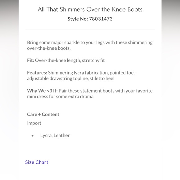 Free People x Vicenza All That Shimmers Over The Knee Stiletto Boots - Picture 16 of 17